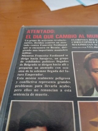 Atentado VHS Película Guerra Español