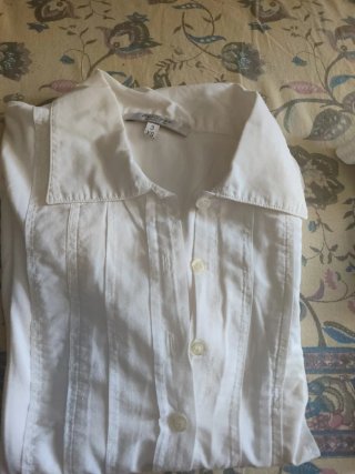 Camiseta manga larga IKKS blanca cremallera