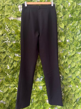 Pantalón de traje negro Mango Talla 38