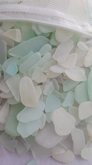 Cristales de playa para manualidades