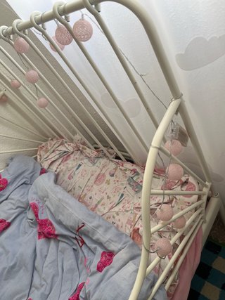 Cama infantil blanca