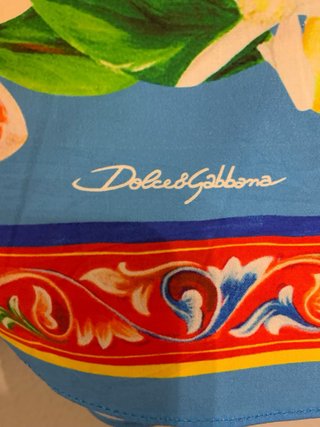 Falda Dolce & Gabbana estampado cítricos