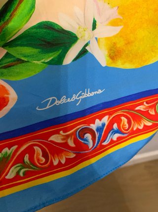 Falda Dolce & Gabbana estampado cítricos