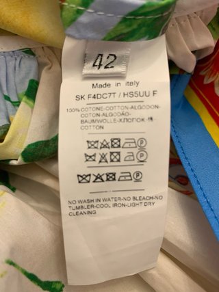 Falda Dolce & Gabbana estampado cítricos