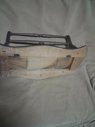Perchero de pared de madera