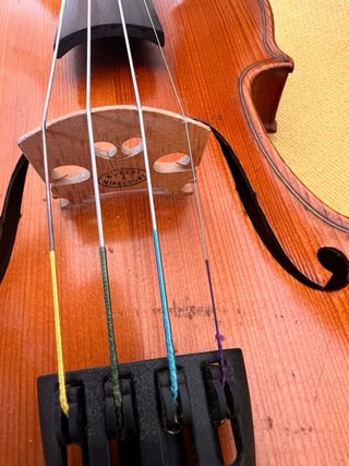 Violín 3/4 Mansuy con estuche y almohadilla Kun