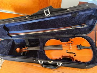 Violín 3/4 Mansuy con estuche y almohadilla Kun