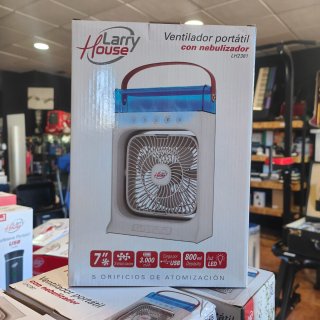 Ventilador portátil con nebulizador Larry House