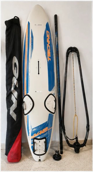 Equipo Windsurf BIC Techno 2 148 + Vela GUN