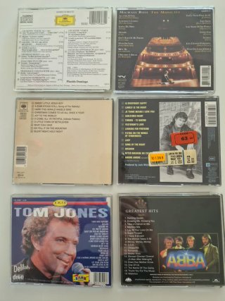 Lote 6 CDs: Domingo, Ball, Jackson, Hofffmann, Jon