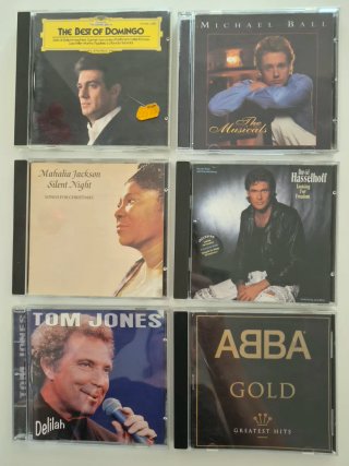 Lote 6 CDs: Domingo, Ball, Jackson, Hofffmann, Jon