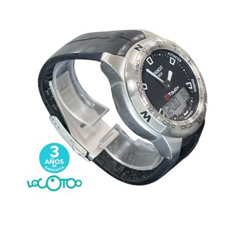 TISSOT TOUCH II 38mm CRISTAL SAPPHIRE DIGITAL GOMA