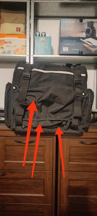 Bolsa de viaje para moto AGM