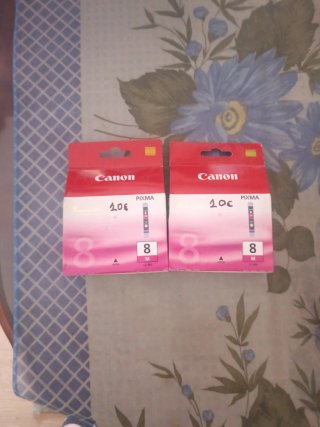 2 Cartuchos Canon Pixma 8 M