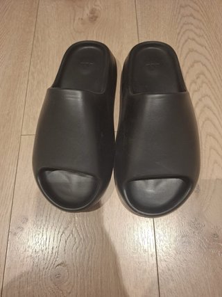 Chanclas Adidas Negras Goma Cómodas