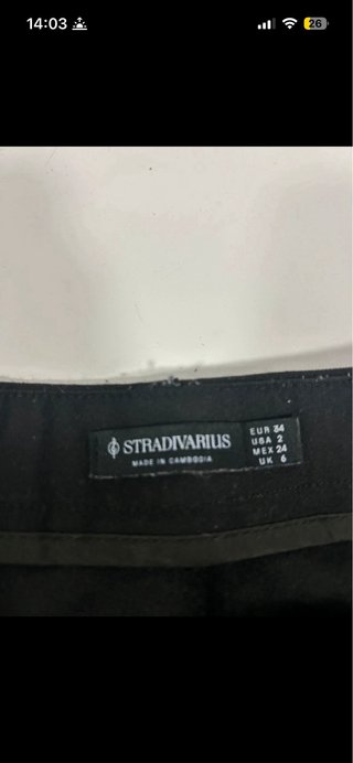 Pantalones vestir Stradivarius negros