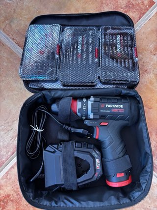 Set Taladro Atornillador Parkside