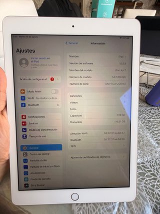 iPad Air 2 128GB WiFi Dorado