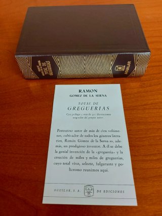 Ramón Gómez de la Serna, Total de Greguerías. 1962