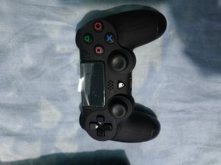 Mando PS4 Personalizado Negro/Rojo