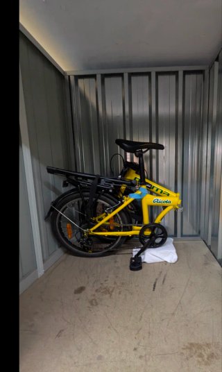 Bicicleta Moma 20 Plegable Amarilla