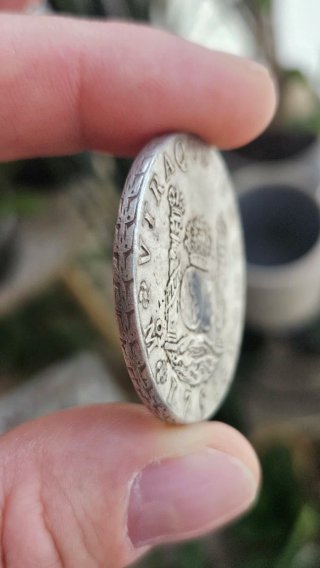 Moneda Antigua 8 Reales Columnario 1756