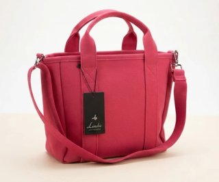 Bolso fucsia lona / PROMO en la descripción