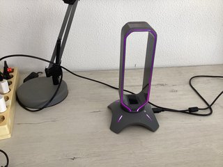 Soporte cascos Mars Gaming RGB