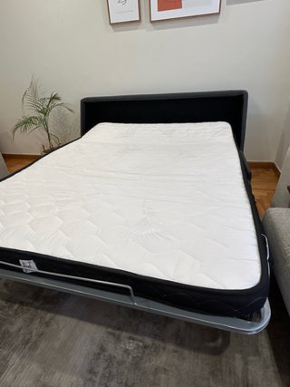 Sofá Cama Gris 2 Plazas