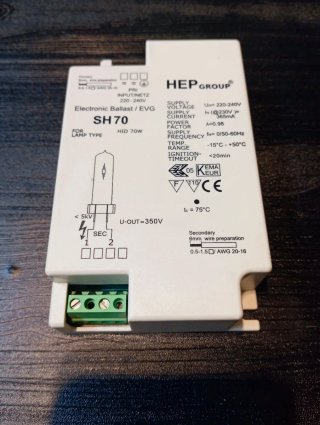 2 Balastros Electrónicos para halogenuro de 35-70w