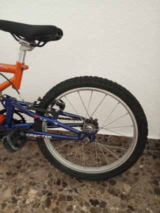 Bicicleta infantil ROMESTER 18" doble suspensión