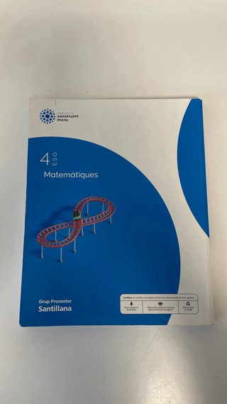 MATEMATIQUES 4 SEC CONSTRUINT MONS