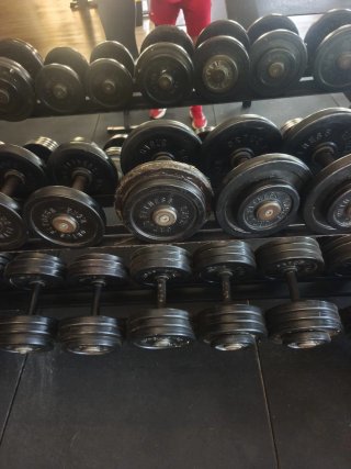 Mancuernas de gimnasio