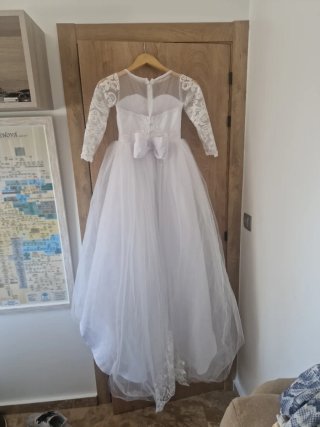 Vestido de Comunión Niña Blanco