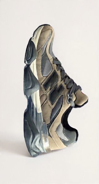 Zapatillas New Balance Beige y Gris