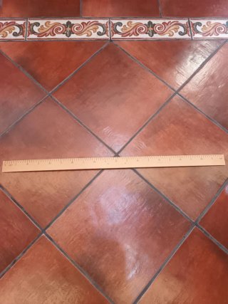 Regla de madera 1 metro