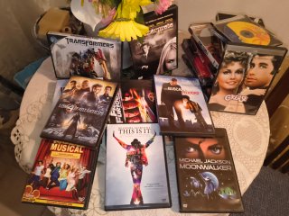 Lote Películas DVD: Transformers, Grease, Michael