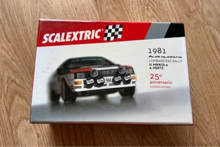 Scalextric Audi Quattro 1981 Edición Limitada