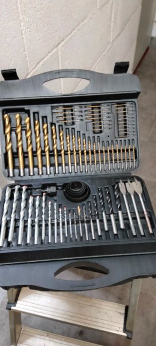 Maletín profesional brocas varios usos cerrajeria+