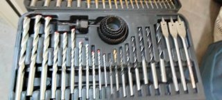 Maletín profesional brocas varios usos cerrajeria+