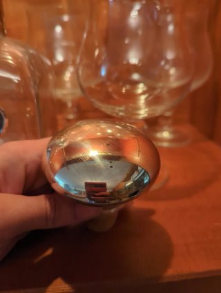 Botella de Cognac y 6 Copas de Cristal