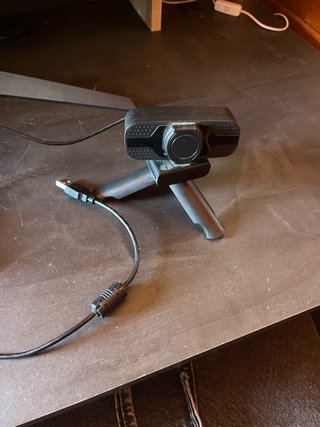 Webcam Negra con Trípode