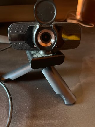 Webcam Negra con Trípode