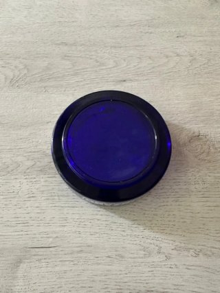 Cenicero Cinzano Azul Vintage Años 70