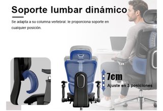 Silla ergonómica de oficina ajustable