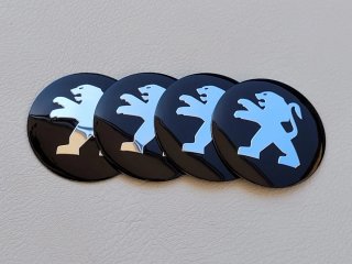 4 Pegatinas Peugeot para Tapabujes Centro Llantas