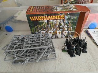 Lanceros altos elfos Warhammer