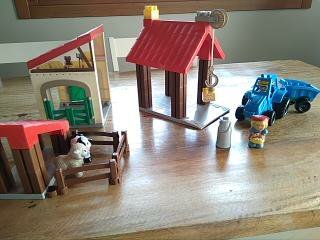 Granja infantil de construcción