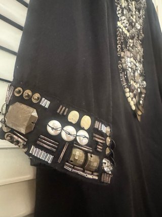 Kaftán Zara abalorios