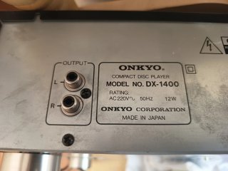 Lector CD Onkyo DX-1400